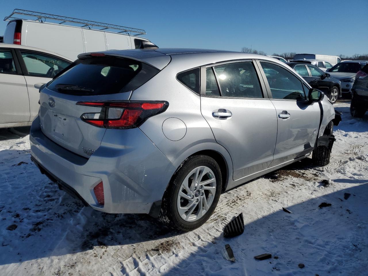 2024 Subaru Impreza VIN JF1GUABC6R8384502 Copart auction photo, front end damage thumbnail 3