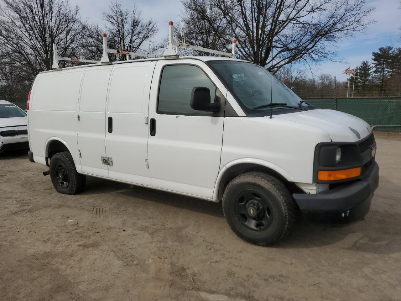 2011 Chevrolet Express VIN 1GCWGFFA7B1144151 Copart auction photo, all over / side damage thumbnail 4