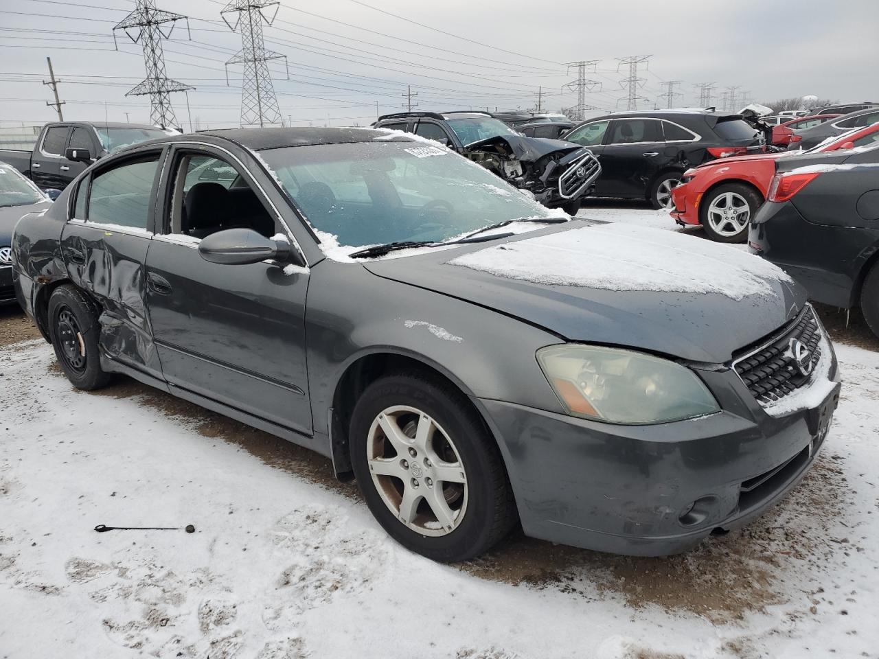2006 Nissan Altima VIN 1N4AL11D56C247739 Copart auction photo, side damage thumbnail 4