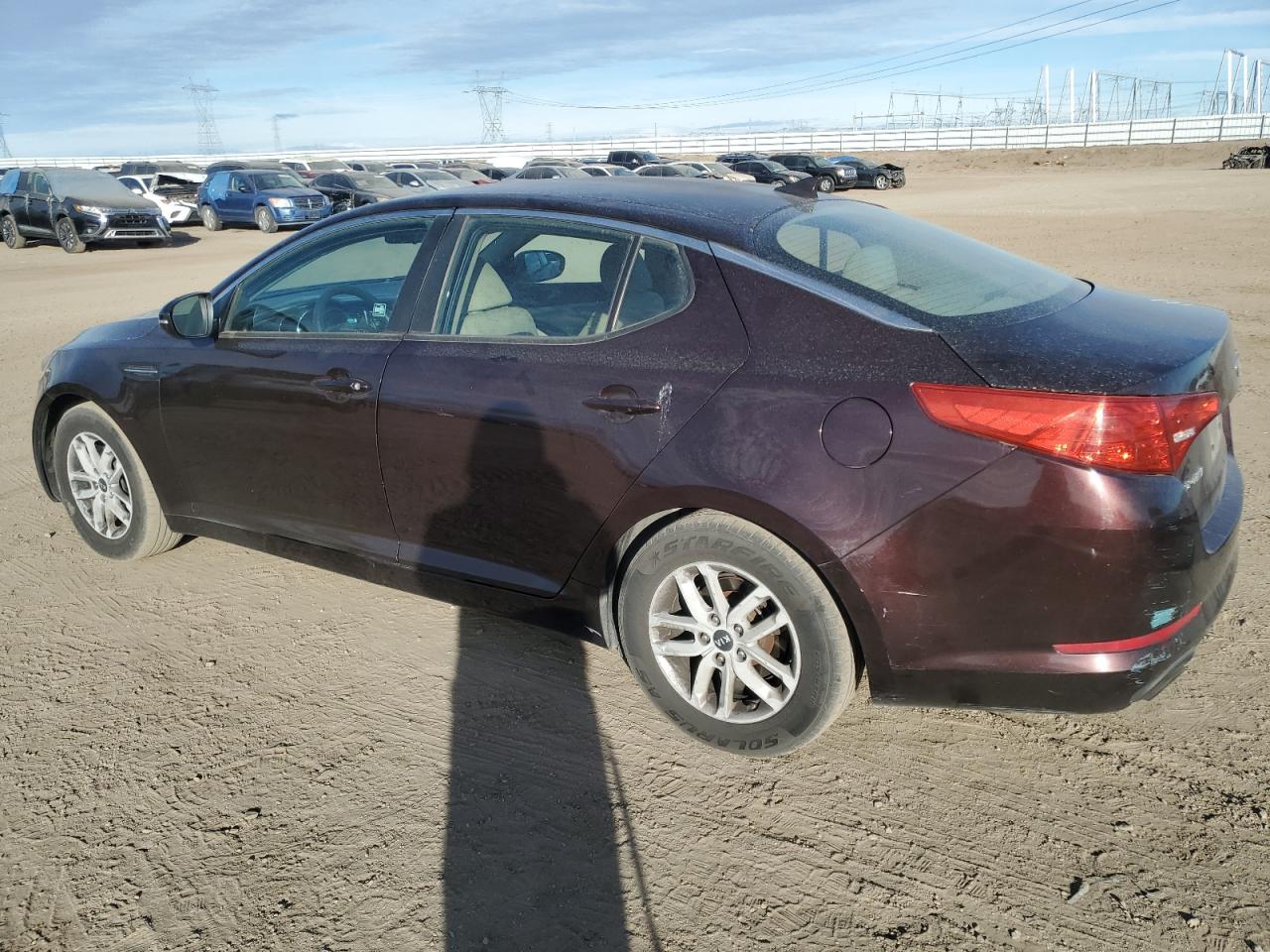 2011 KIA Optima VIN KNAGM4A79B5073196 Copart auction photo, front end damage thumbnail 2