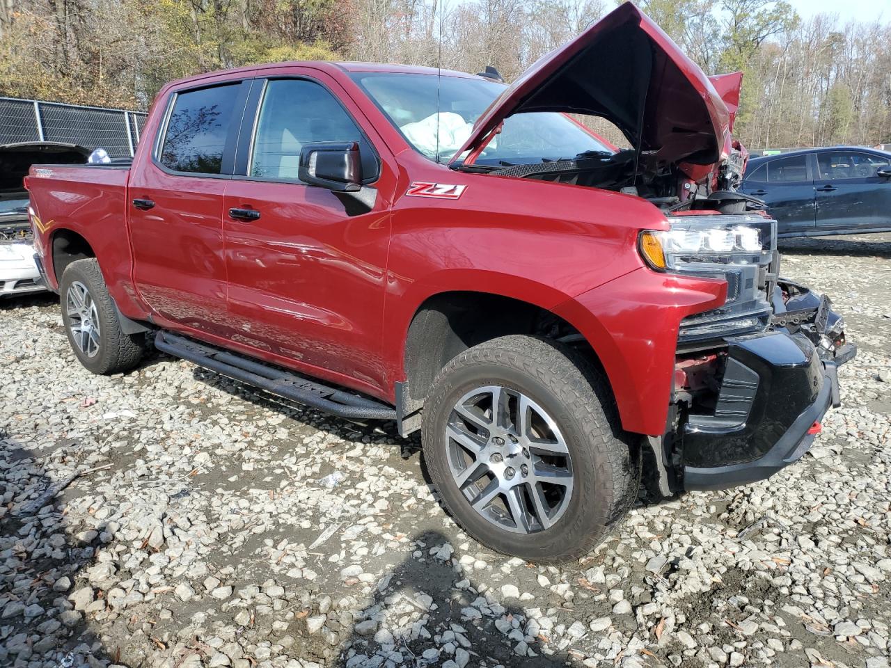 2019 Chevrolet Silverado VIN 1GCPYFED2KZ229655 Copart auction photo, front end damage thumbnail 4