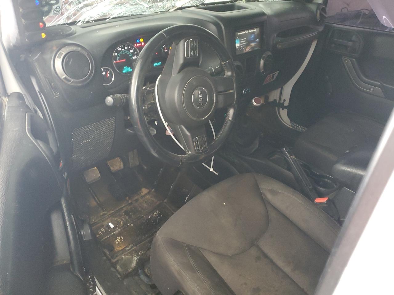 2015 Jeep Wrangler VIN 1C4BJWDG5FL608653 Copart auction photo, rollover damage thumbnail 8