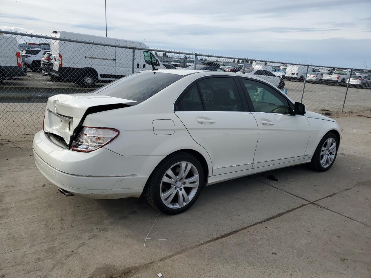 2008 Mercedes-Benz C-klasse VIN WDDGF54X98F078017 Copart auction photo, rear end damage thumbnail 3