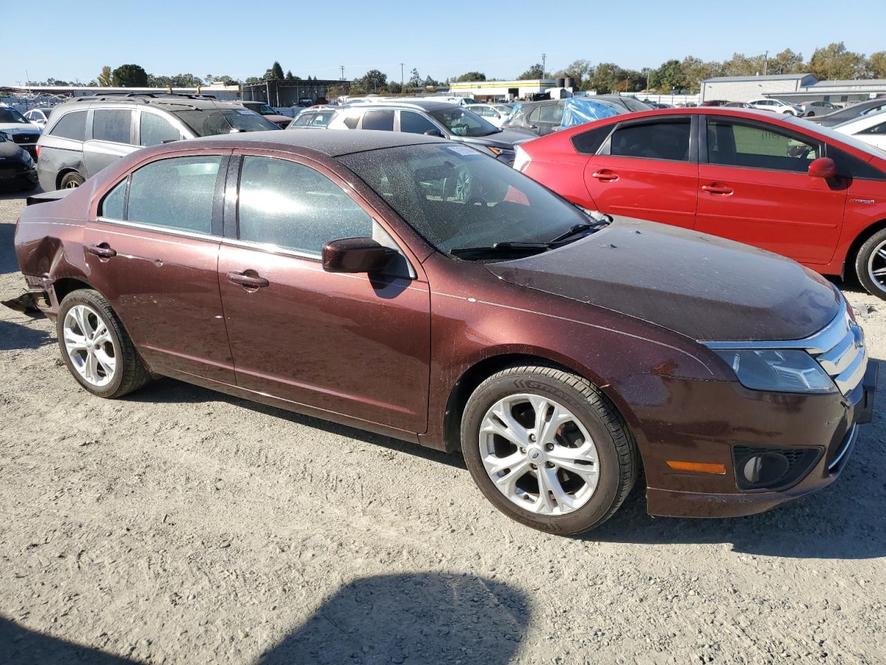 2012 Ford Fusion VIN 3FAHP0HA2CR214106 Copart auction photo, rear end damage thumbnail 4