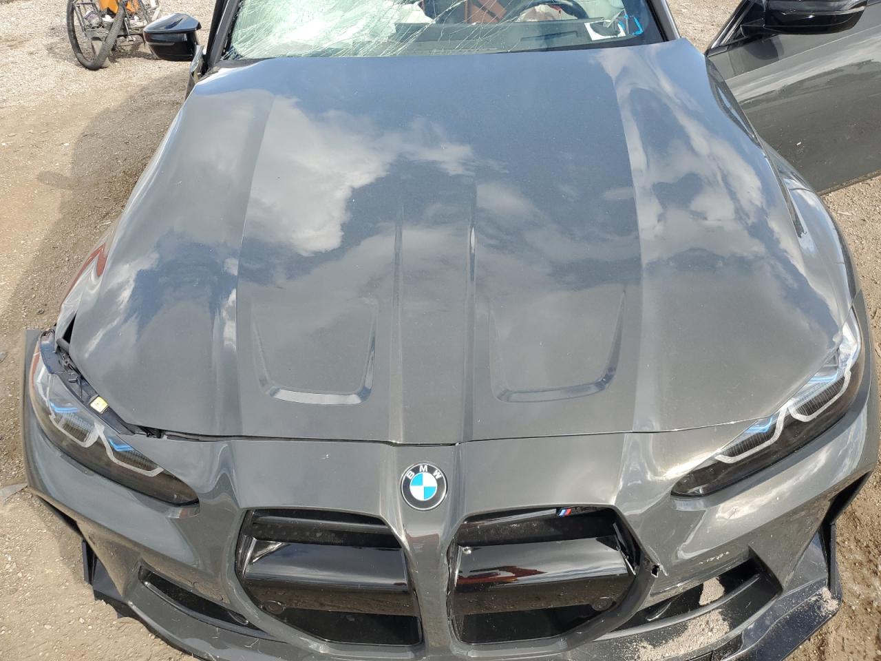 2023 BMW M3 VIN WBS43AY09PFR41188 Copart auction photo, all over damage thumbnail 12