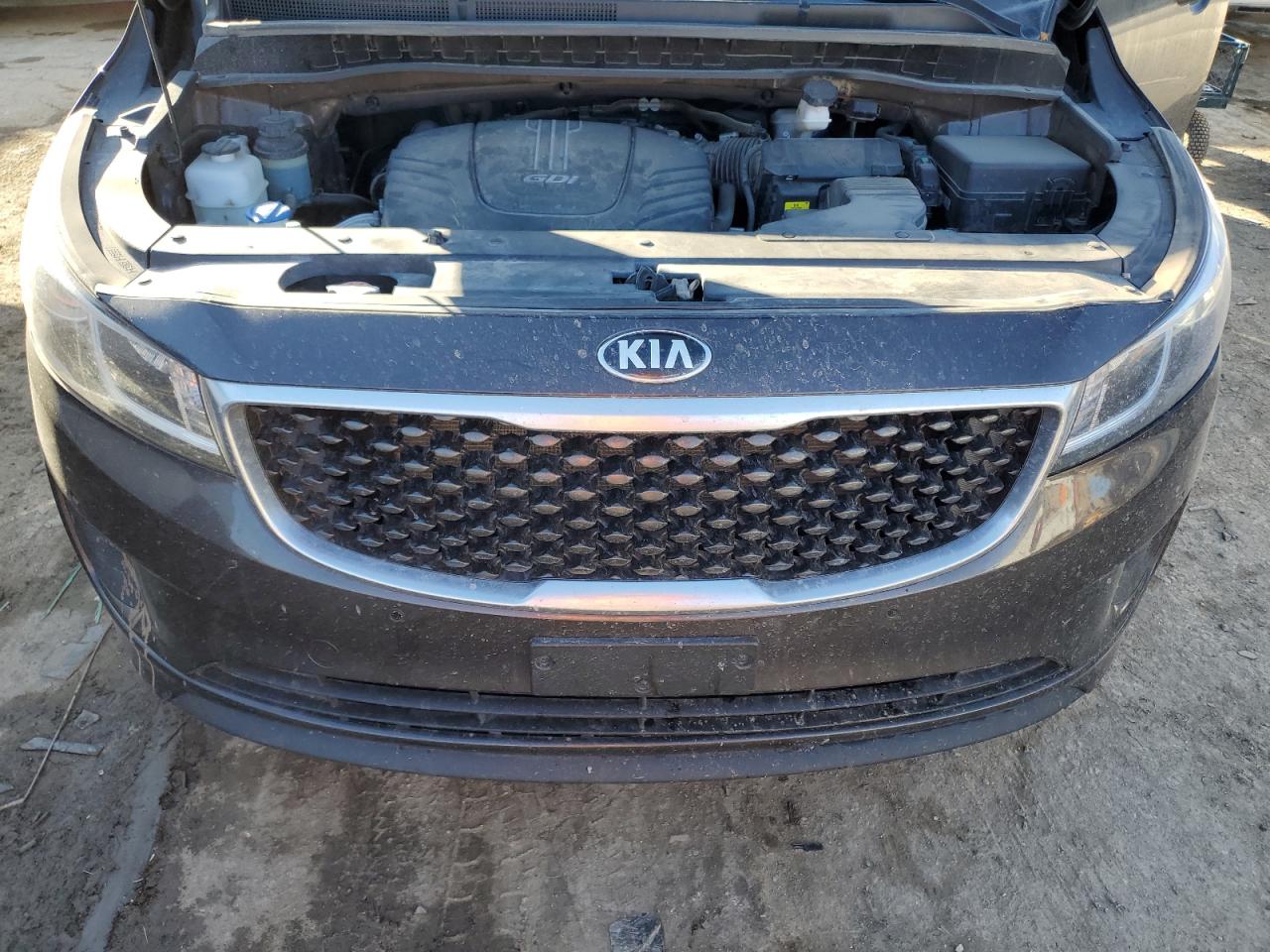 2017 KIA Sedona VIN KNDMB5C1XH6329939 Copart auction photo, rear end damage thumbnail 12