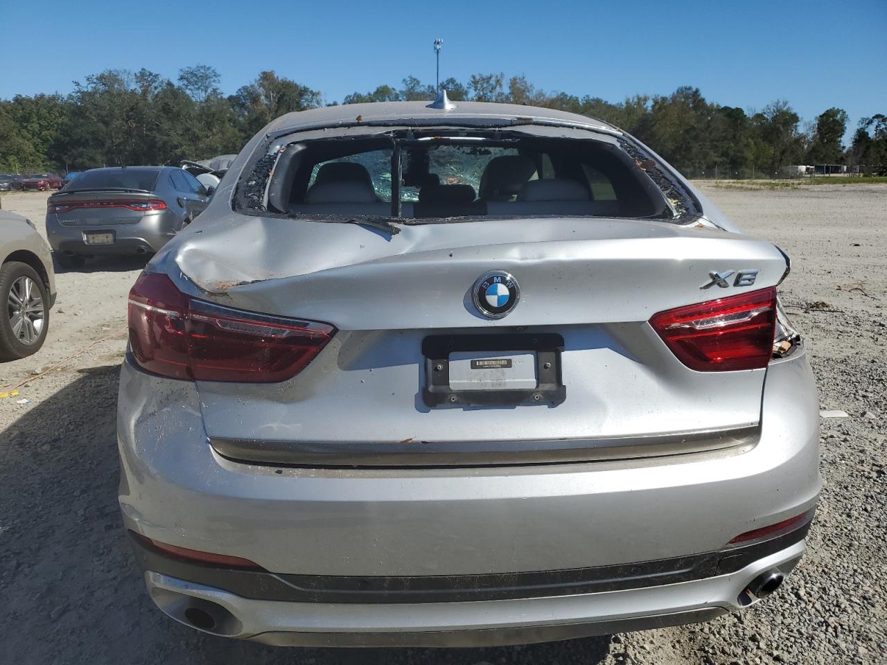 2017 BMW X6 VIN 5UXKU2C32H0U28936 Copart auction photo, all over damage thumbnail 6