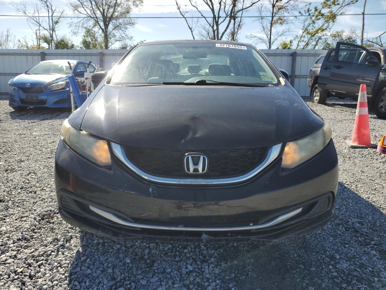 2014 Honda Civic VIN 2HGFB2F83EH556014 Copart auction photo, front end damage thumbnail 5