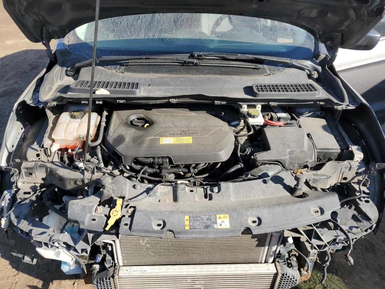 2014 Ford Escape VIN 1FMCU9GX5EUA32057 Copart auction photo, front end / minor dent/scratches damage thumbnail 12