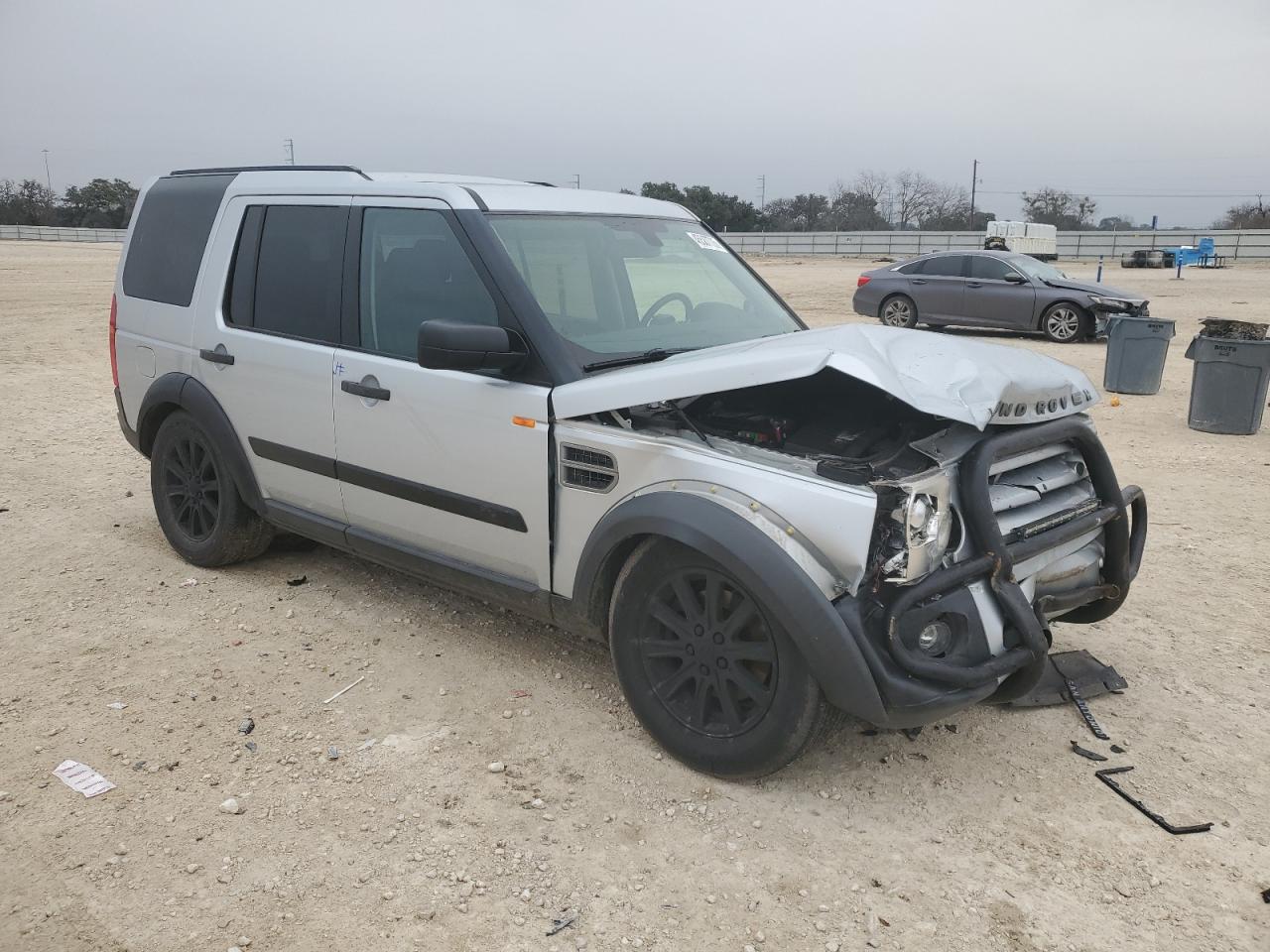 2008 Land Rover LR3 VIN SALAE25408A482268 Copart auction photo, front end / side damage thumbnail 4
