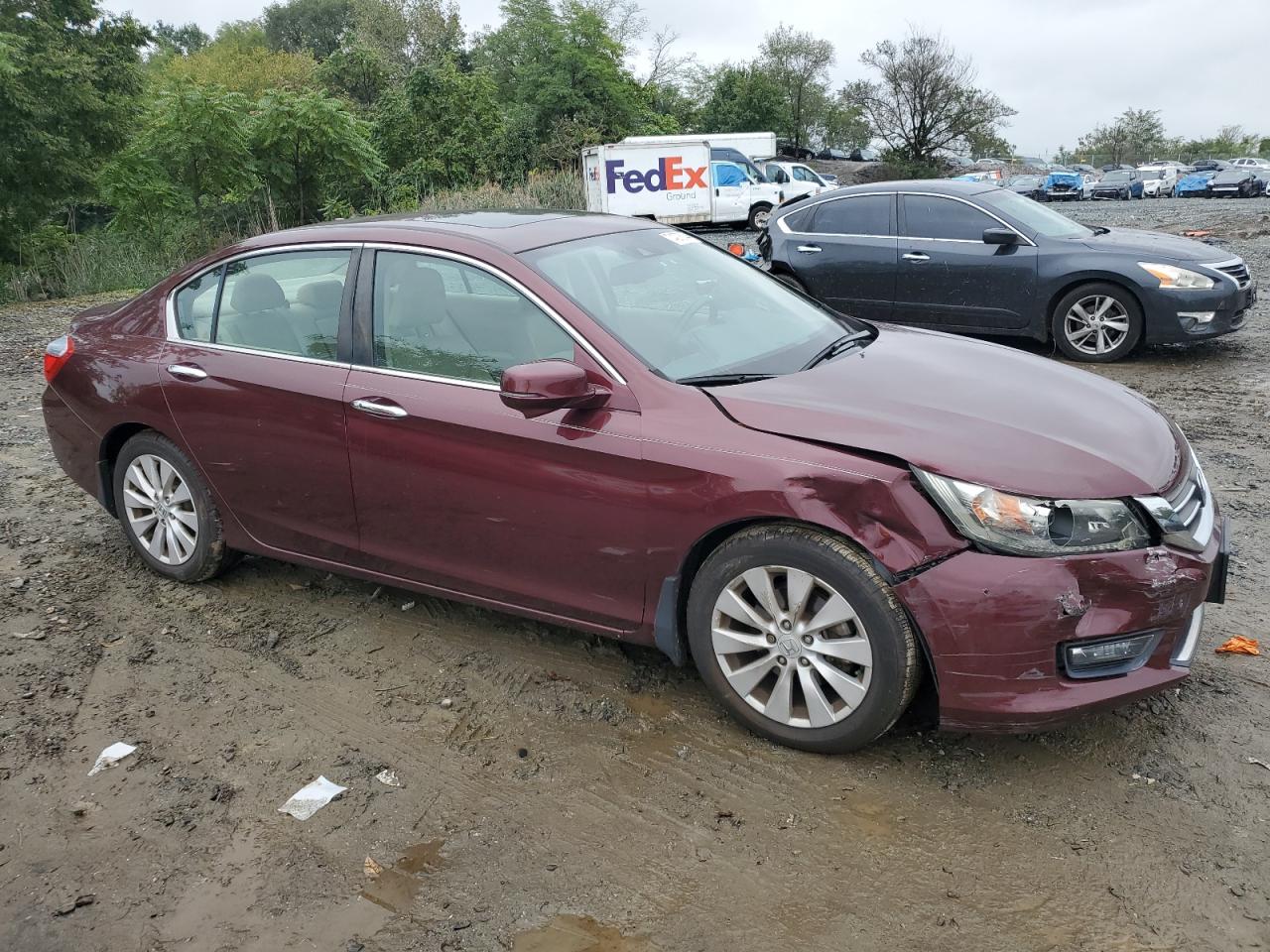 2015 Honda Accord VIN 1HGCR2F89FA062271 Copart auction photo, front end damage thumbnail 4