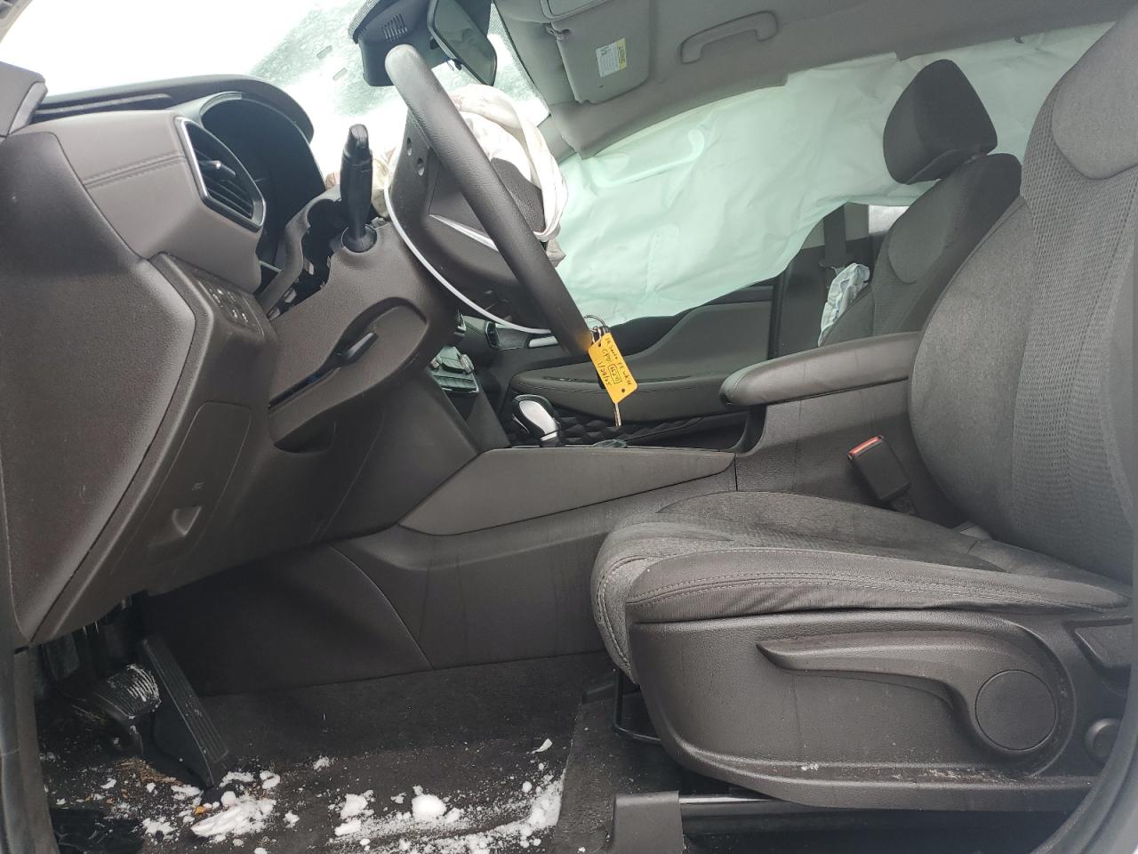 2019 Hyundai Santa Fe VIN 5NMS2CAD9KH102793 Copart auction photo, front end damage thumbnail 7