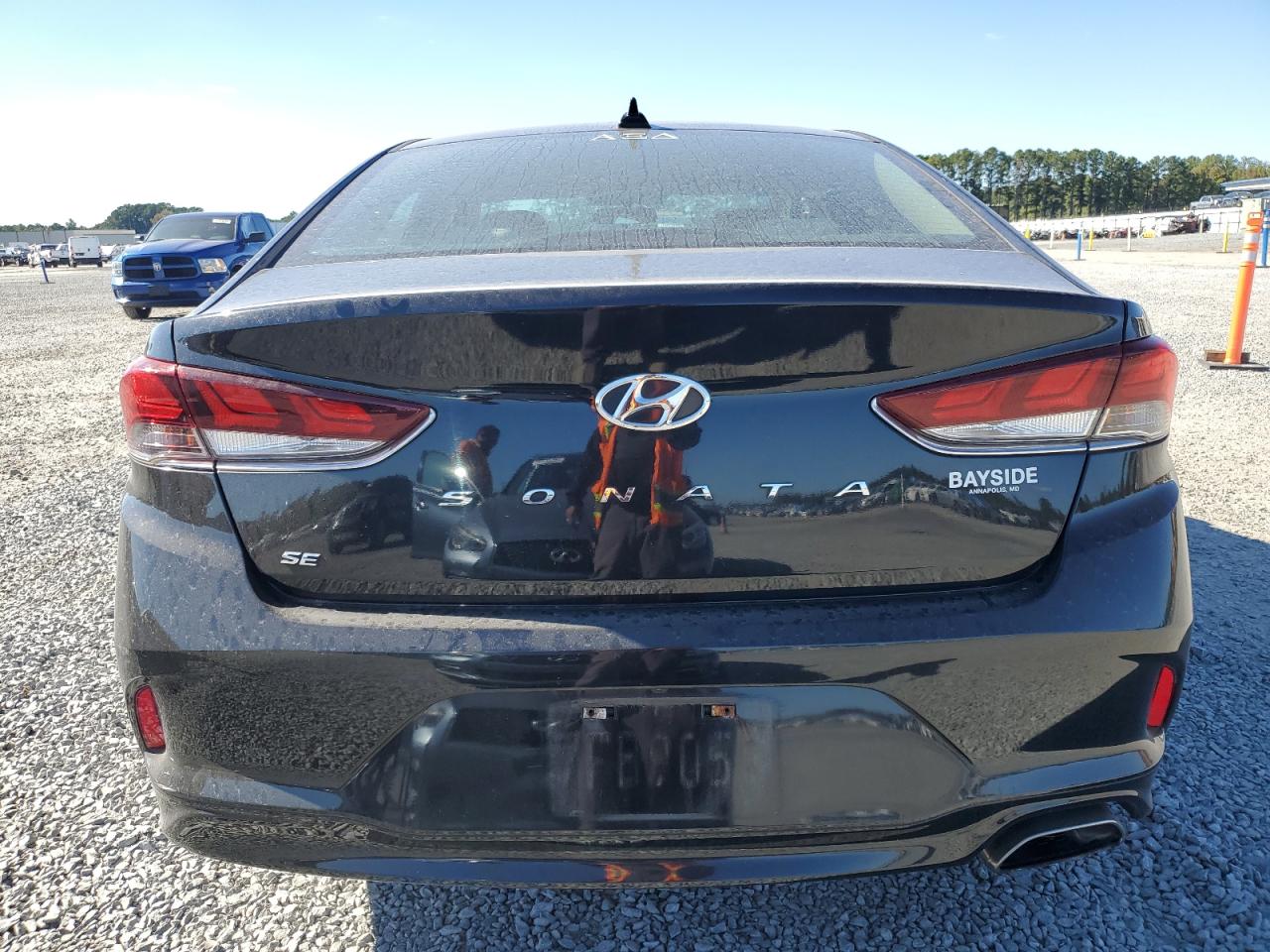 2018 Hyundai Sonata VIN 5NPE24AF7JH640897 Copart auction photo, side damage thumbnail 6