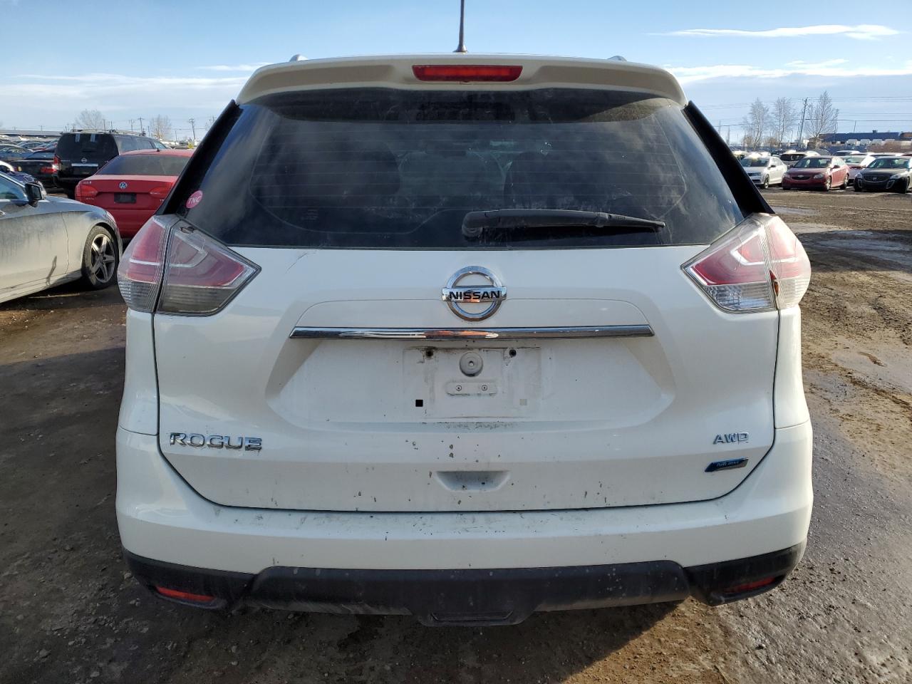 2015 Nissan Rogue VIN 5N1AT2MV4FC845921 Copart auction photo, hail / minor dent/scratches damage thumbnail 6