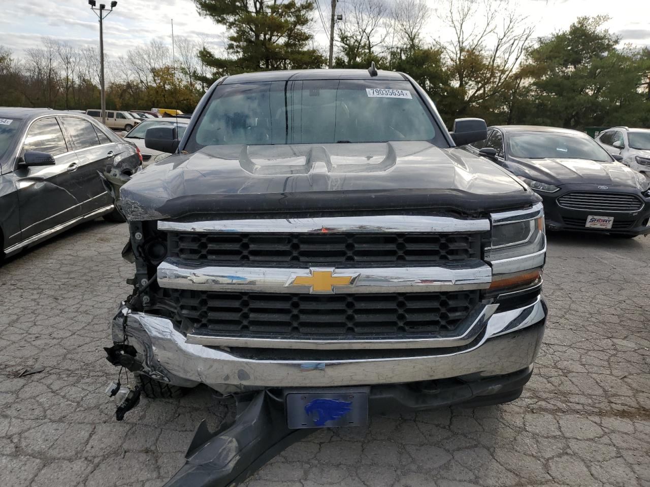 2017 Chevrolet Silverado VIN 3GCUKREC2HG326232 Copart auction photo, front end / undercarriage damage thumbnail 5