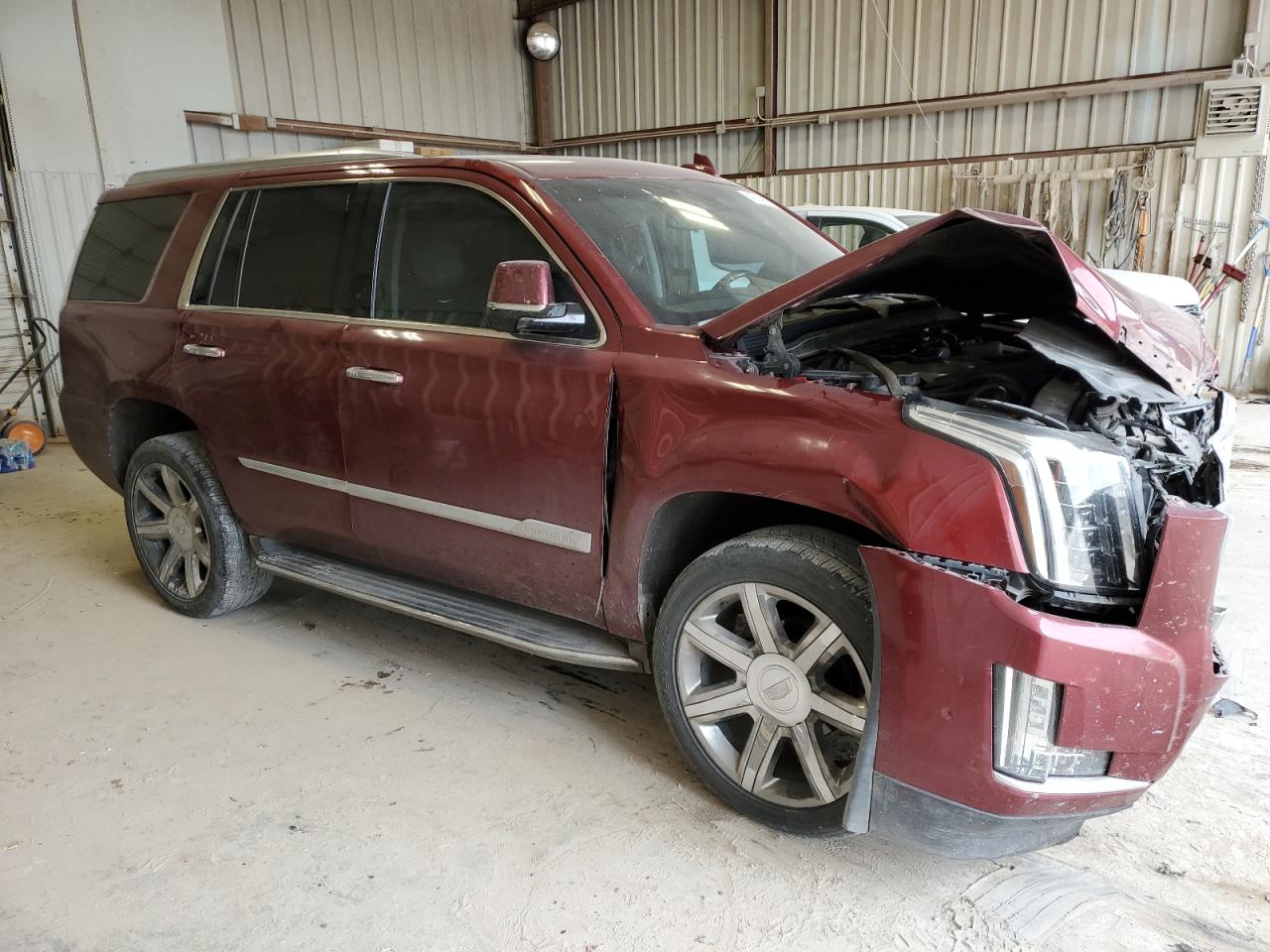 2017 Cadillac Escalade VIN 1GYS4CKJ4HR128117 Copart auction photo, front end / minor dent/scratches damage thumbnail 4