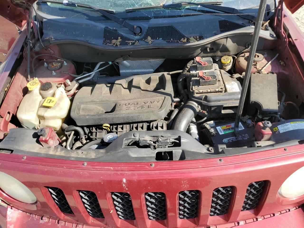 2012 Jeep Liberty (Patriot) VIN 1C4NJPBB0CD642922 Copart auction photo, water/flood / top/roof damage thumbnail 12