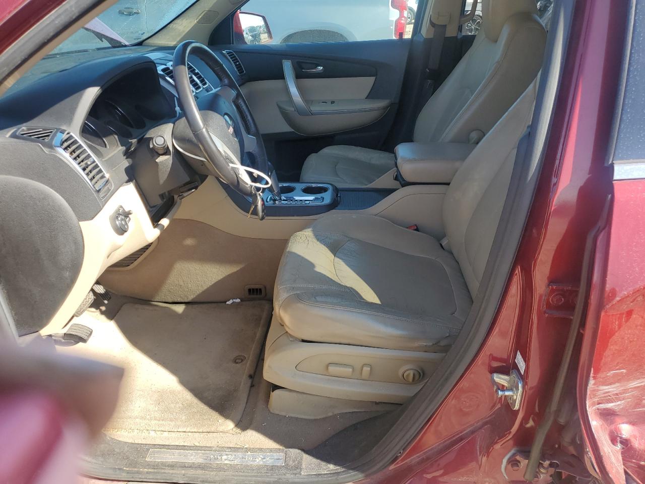 2011 GMC Acadia VIN 1GKKRREDXBJ198358 Copart auction photo, side / hail damage thumbnail 7