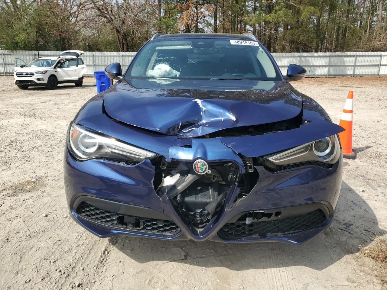2020 Alfa Romeo Stelvio VIN ZASPAKBN2L7C75761 Copart auction photo, front end damage thumbnail 5