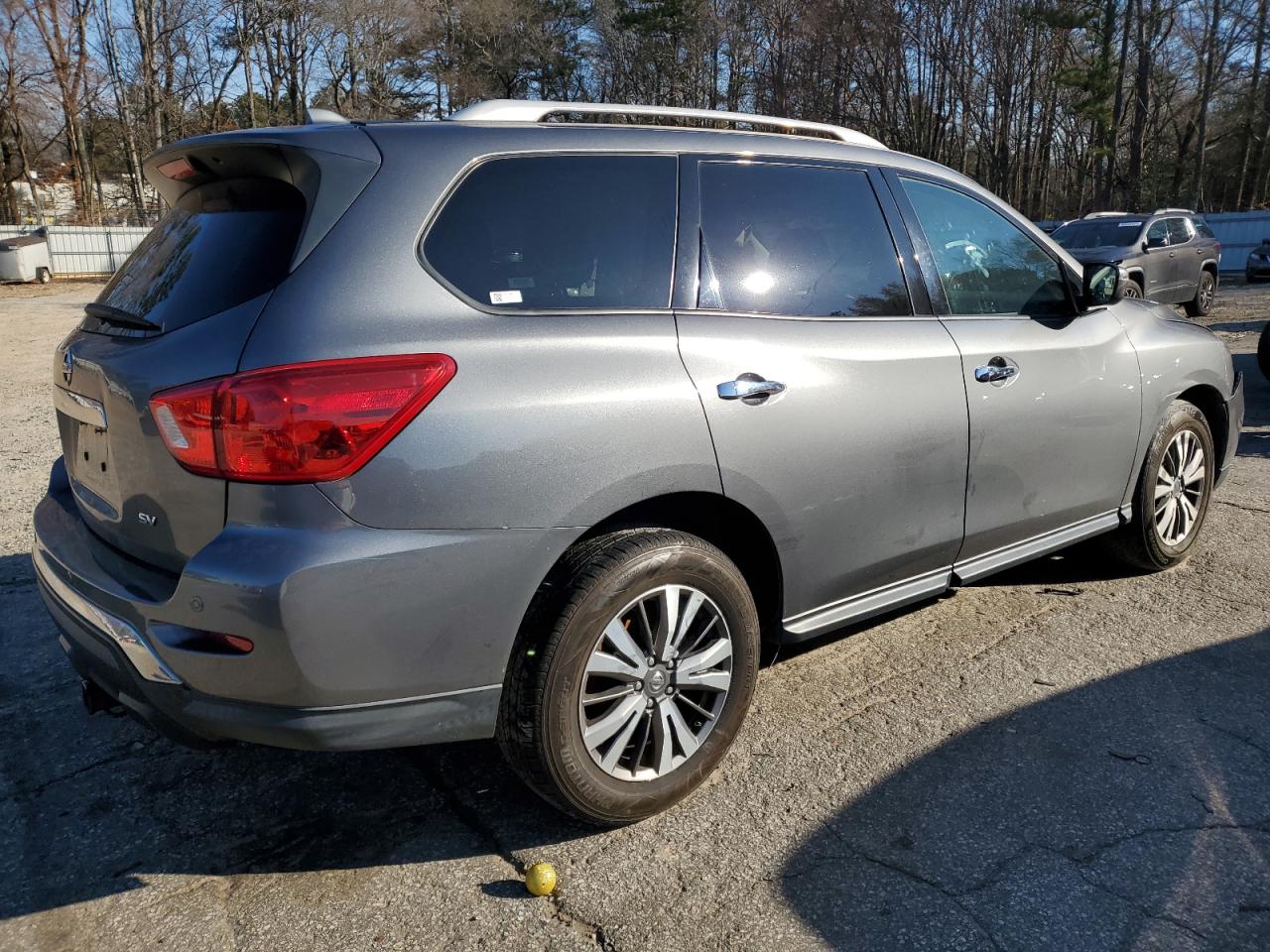 2019 Nissan Pathfinder VIN 5N1DR2MN6KC599640 Copart auction photo, all over damage thumbnail 3