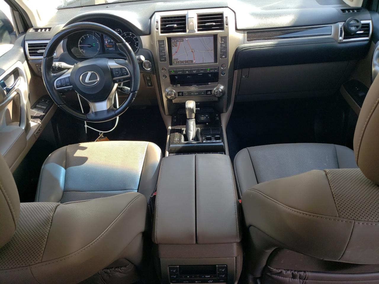 2021 Lexus GX VIN JTJAM7BX0M5286689 Copart auction photo, rear end / front end damage thumbnail 8