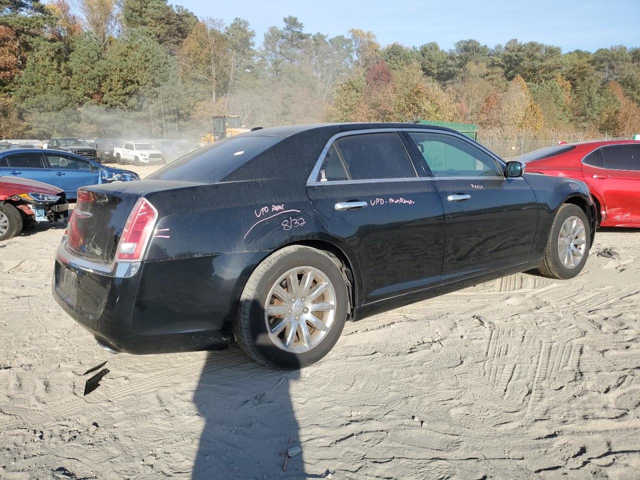2011 Chrysler 300 VIN 2C3CA5CG2BH594321 Copart auction photo, rear end / side damage thumbnail 3