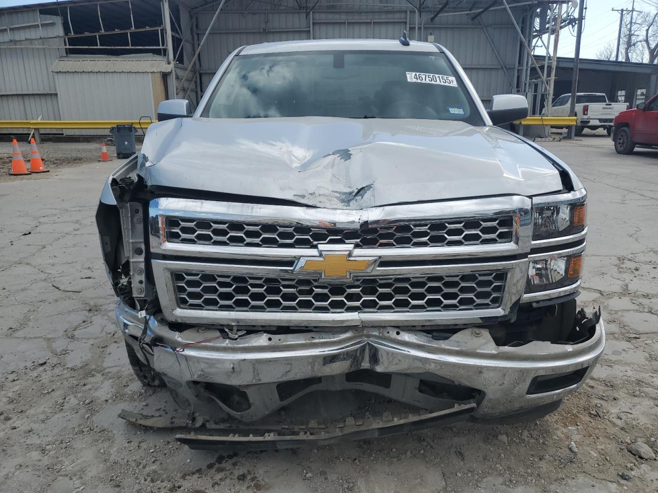 2015 Chevrolet Silverado VIN 3GCPCRECXFG360474 Copart auction photo, front end damage thumbnail 5