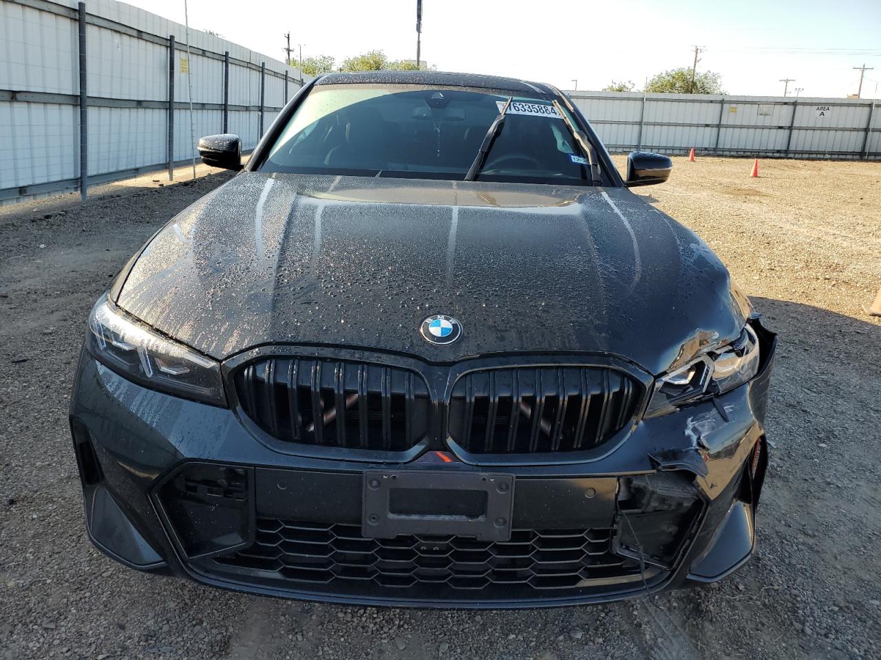 2024 BMW 3er VIN 3MW69FF08R8E21524 Copart auction photo, front end damage thumbnail 5