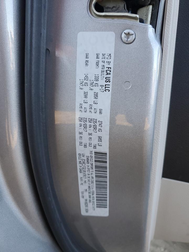 2018 Chrysler Pacifica VIN 2C4RC1FG2JR107017 Copart auction photo, rear end damage thumbnail 13