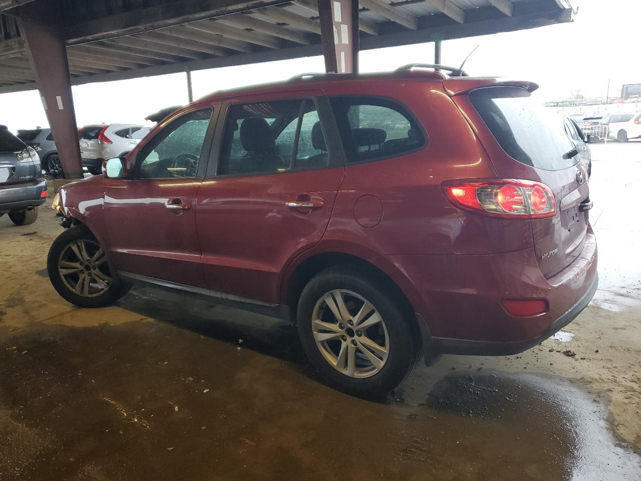 2011 Hyundai Santa Fe VIN 5XYZK4AG8BG041557 Copart auction photo, front end damage thumbnail 2