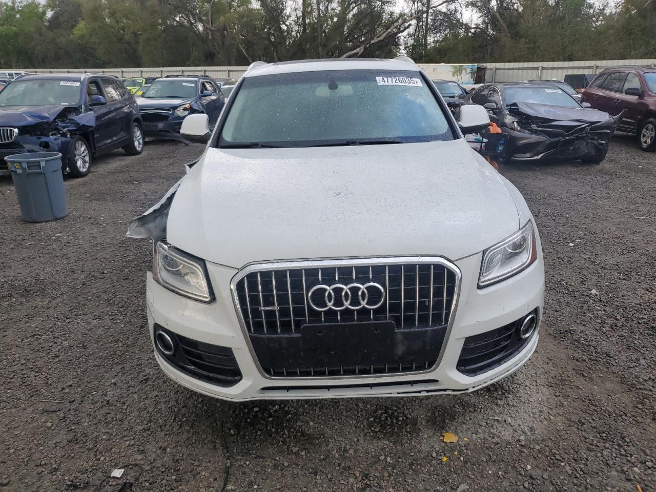 2014 Audi Q5 VIN WA1CMAFP7EA056380 Copart auction photo, side damage thumbnail 5