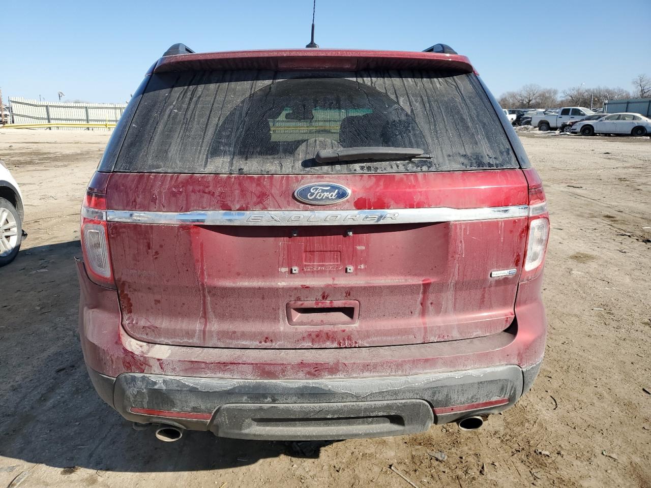 2015 Ford Explorer VIN 1FM5K8B83FGB49709 Copart auction photo, side / rear end damage thumbnail 6