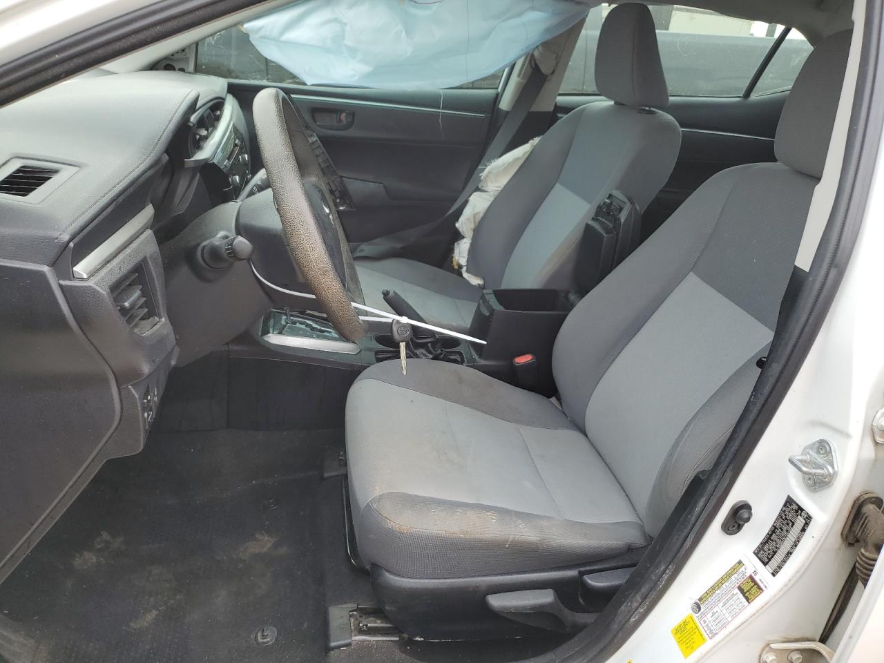 2014 Toyota Corolla VIN 2T1BURHE8EC044956 Copart auction photo, side / front end damage thumbnail 7