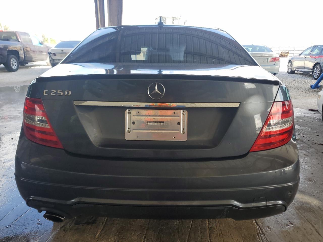 2014 Mercedes-Benz C-klasse VIN WDDGF4HB8EA929144 Copart auction photo, front end damage thumbnail 6