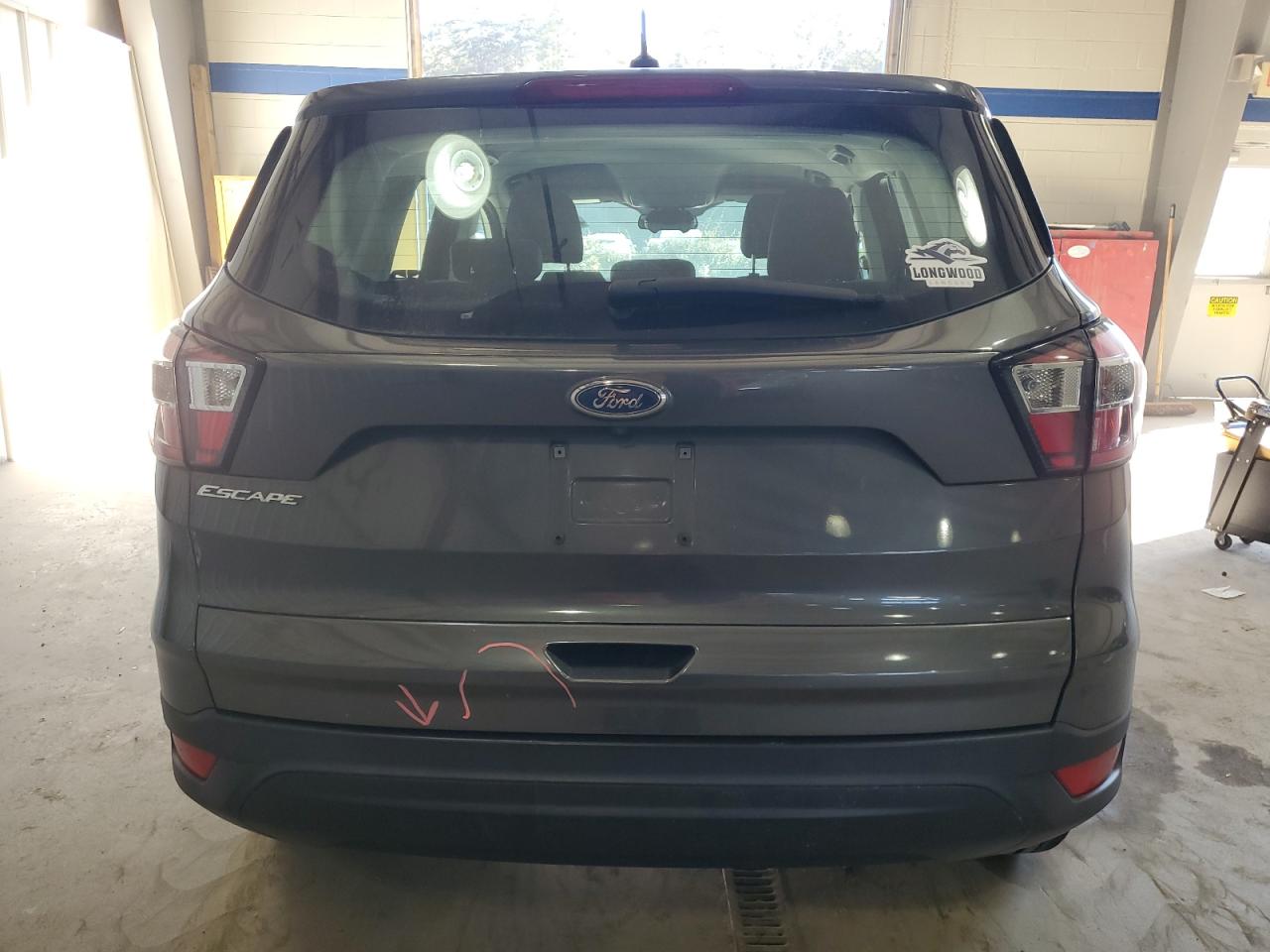 2017 Ford Escape VIN 1FMCU0F76HUD49573 Copart auction photo, front end / undercarriage damage thumbnail 6