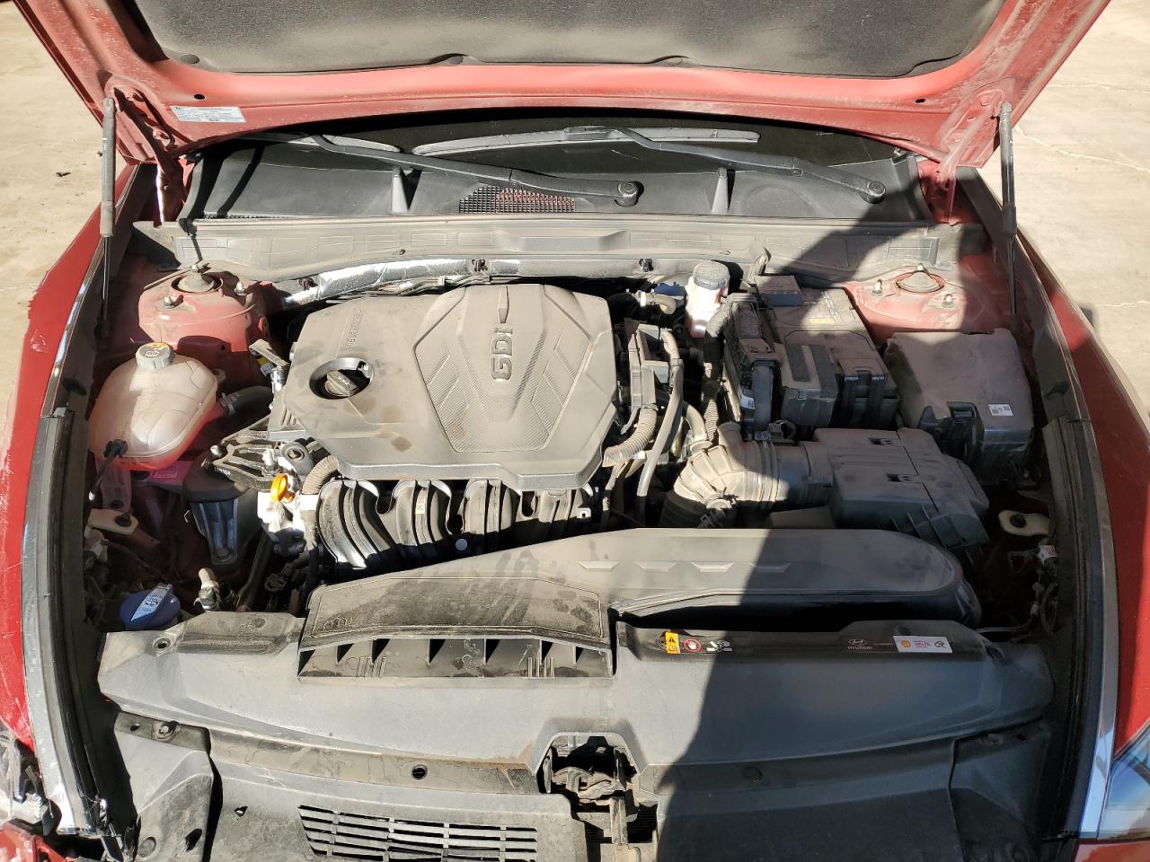 2023 Hyundai Sonata VIN KMHL64JA6PA305111 Copart auction photo, front end / undercarriage damage thumbnail 13