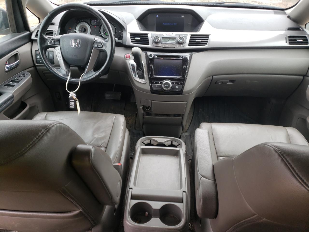 2014 Honda Odyssey VIN 5FNRL5H60EB001985 Copart auction photo, rear end damage thumbnail 8