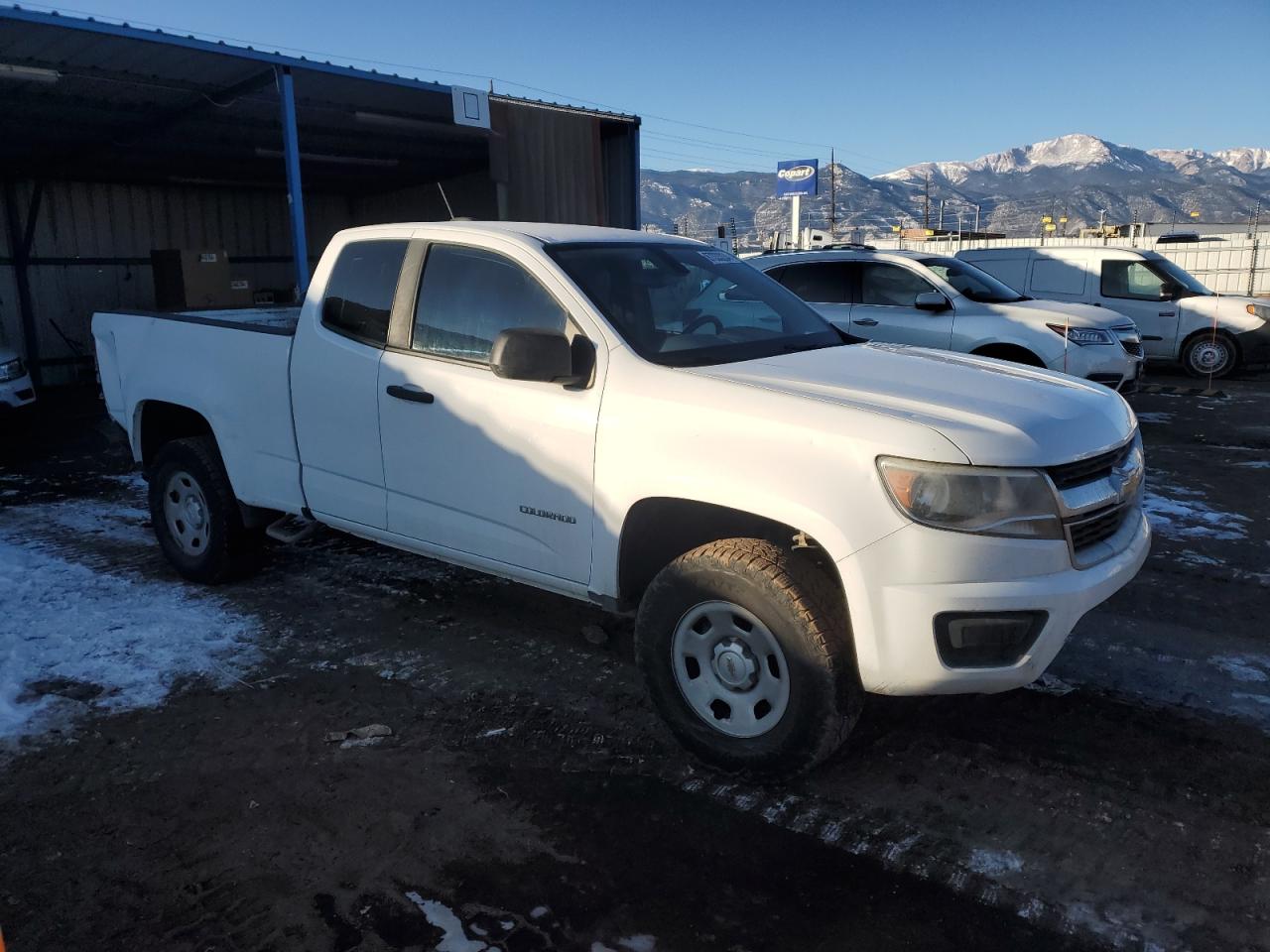 2017 Chevrolet Colorado VIN 1GCHSBEA6H1162053 Copart auction photo, rear end / front end damage thumbnail 4