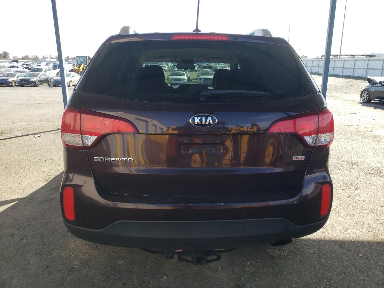 2015 KIA Sorento VIN 5XYKTCA61FG553067 Copart auction photo, front end damage thumbnail 6
