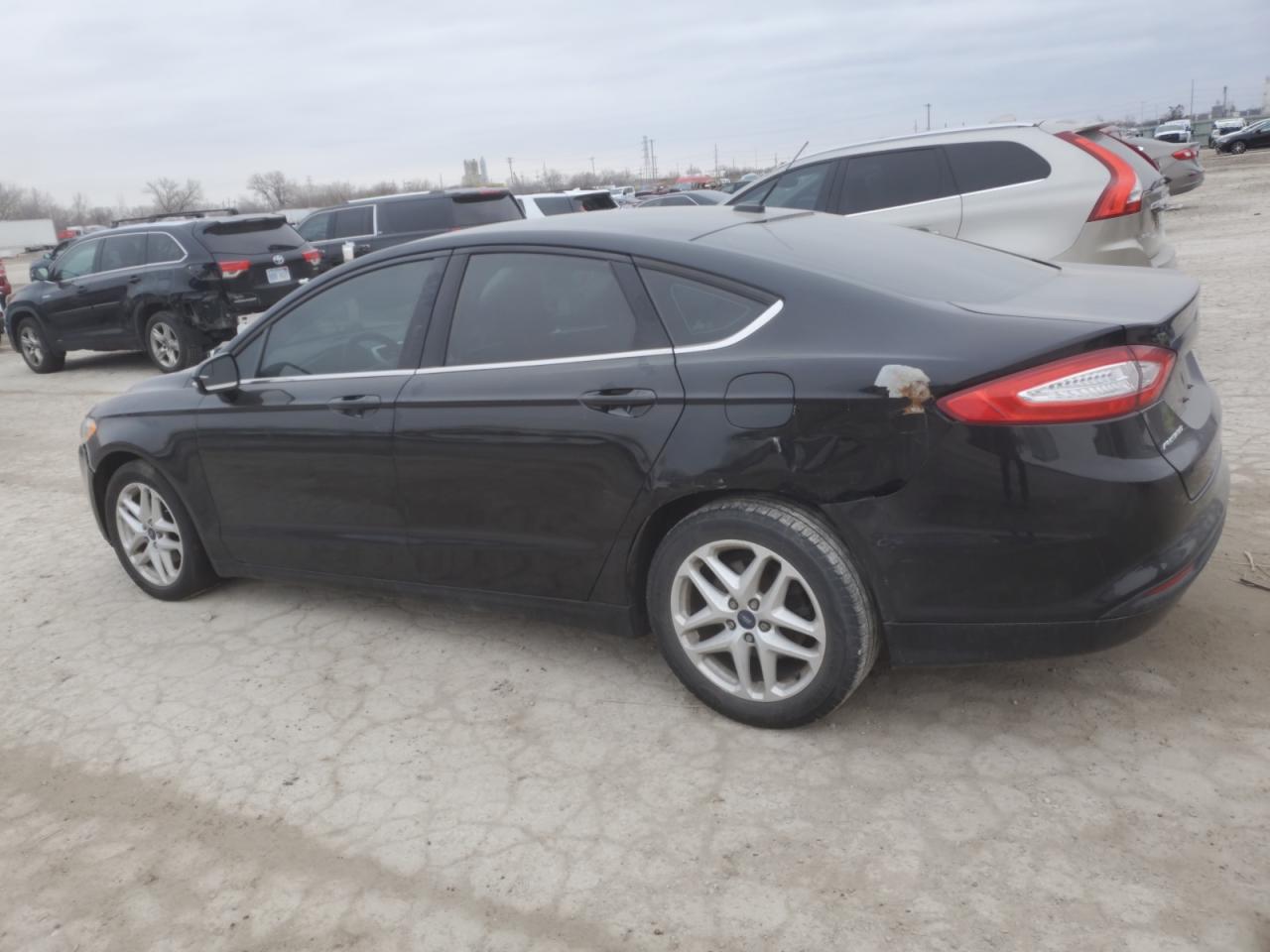 2014 Ford Fusion VIN 3FA6P0H70ER202244 Copart auction photo, side / minor dent/scratches damage thumbnail 2