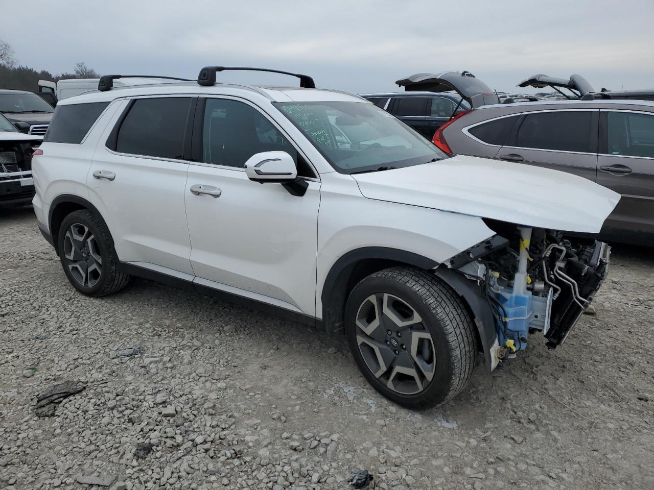 2023 Hyundai Palisade VIN KM8R44GE2PU526231 Copart auction photo, front end damage thumbnail 4