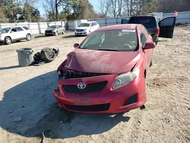 2009 Toyota Corolla VIN 2T1BU40E09C111067 Copart auction photo, front end / minor dent/scratches damage thumbnail 10