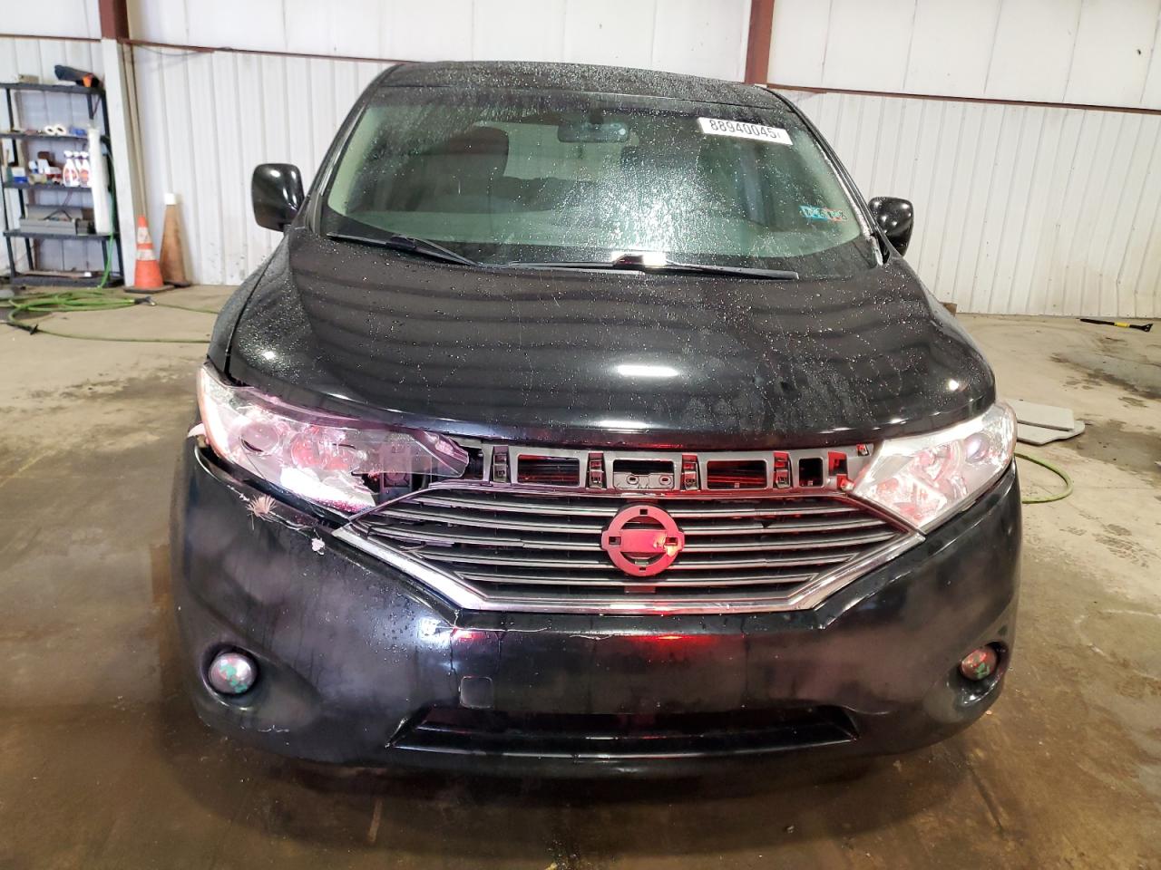 2013 Nissan Quest VIN JN8AE2KP8D9067950 Copart auction photo, side / front end damage thumbnail 5