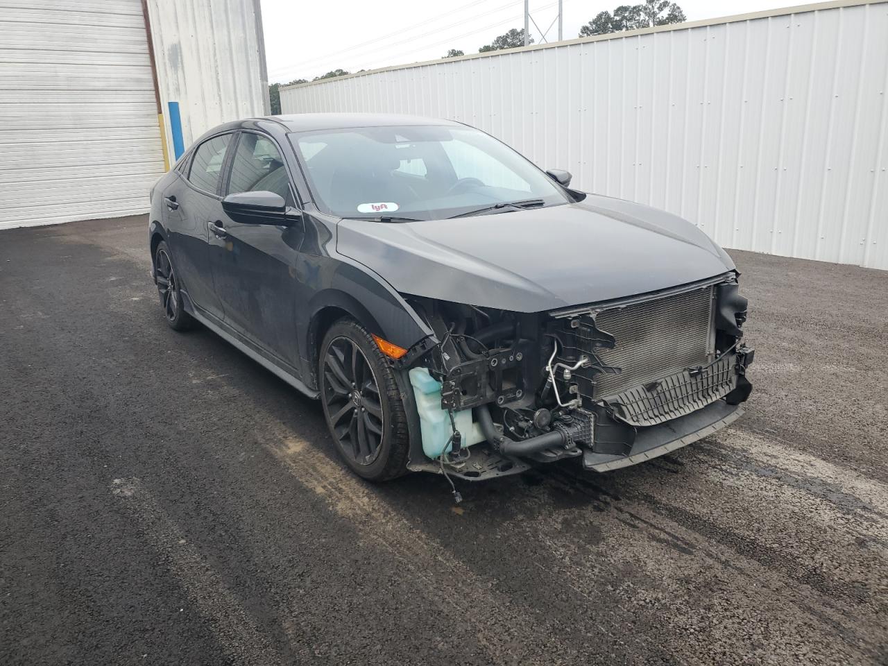 2020 Honda Civic VIN SHHFK7H41LU404854 Copart auction photo, front end / side damage thumbnail 4