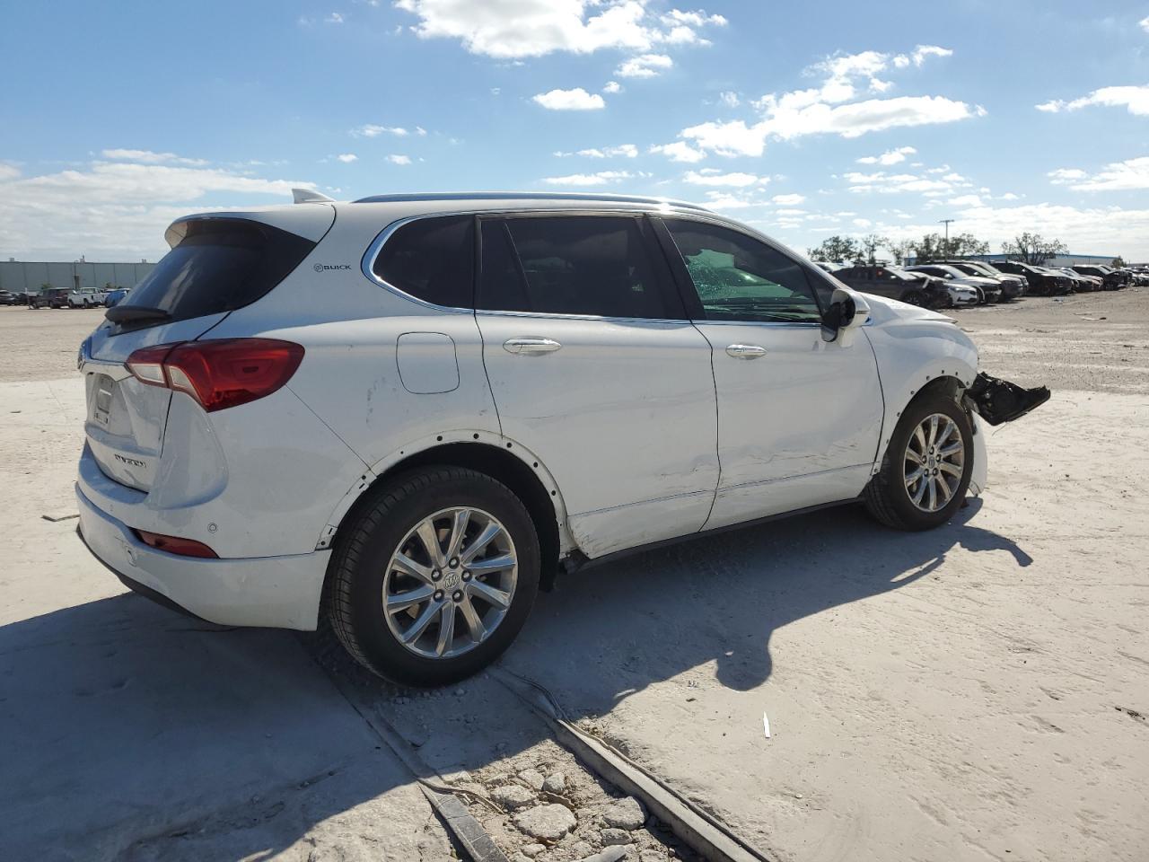 2020 Buick Envision VIN LRBFXCSA7LD044909 Copart auction photo, front end damage thumbnail 3