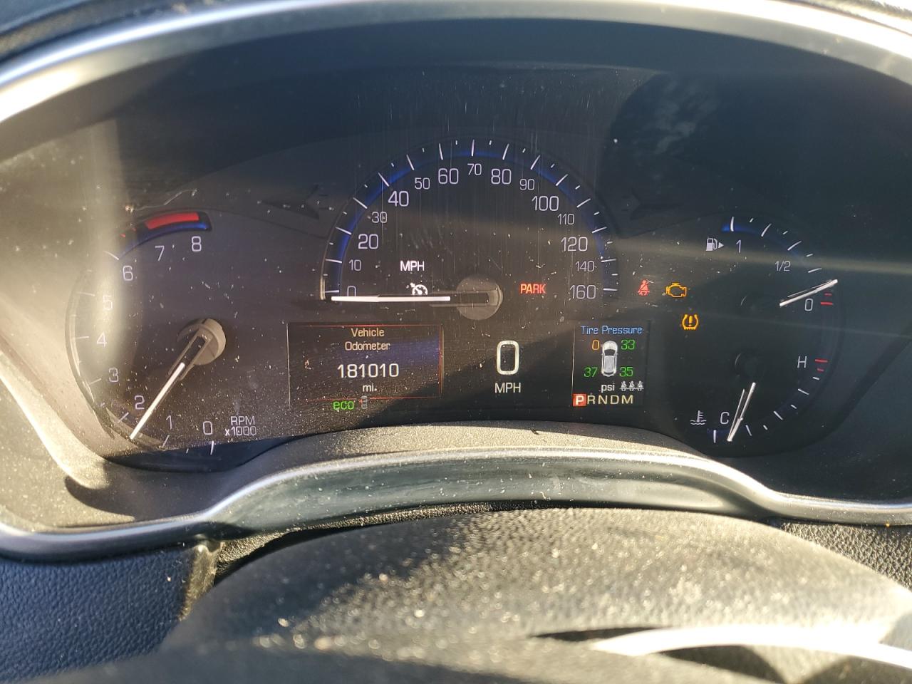 2015 Cadillac SRX VIN 3GYFNCE33FS570344 Copart auction photo, front end / undercarriage damage thumbnail 9