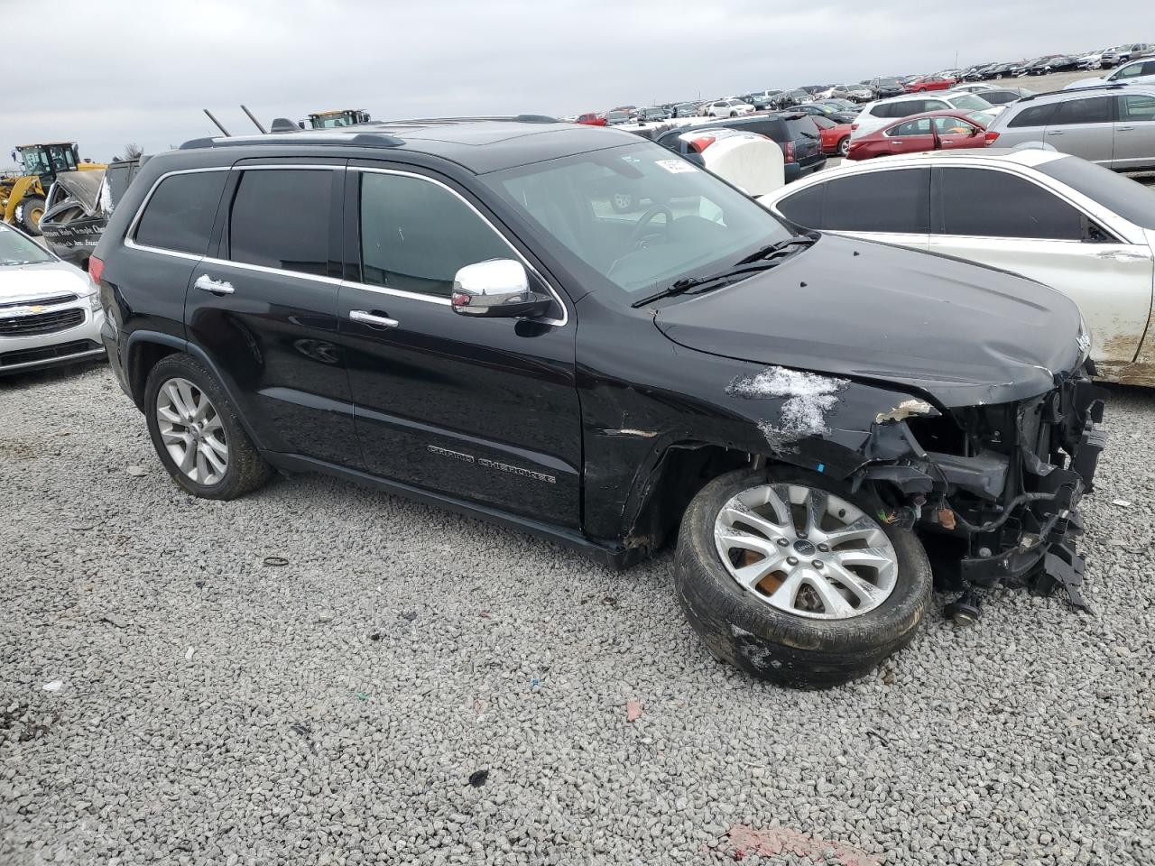 2017 Jeep Grand Cherokee VIN 1C4RJFBG1HC683371 Copart auction photo, front end damage thumbnail 4