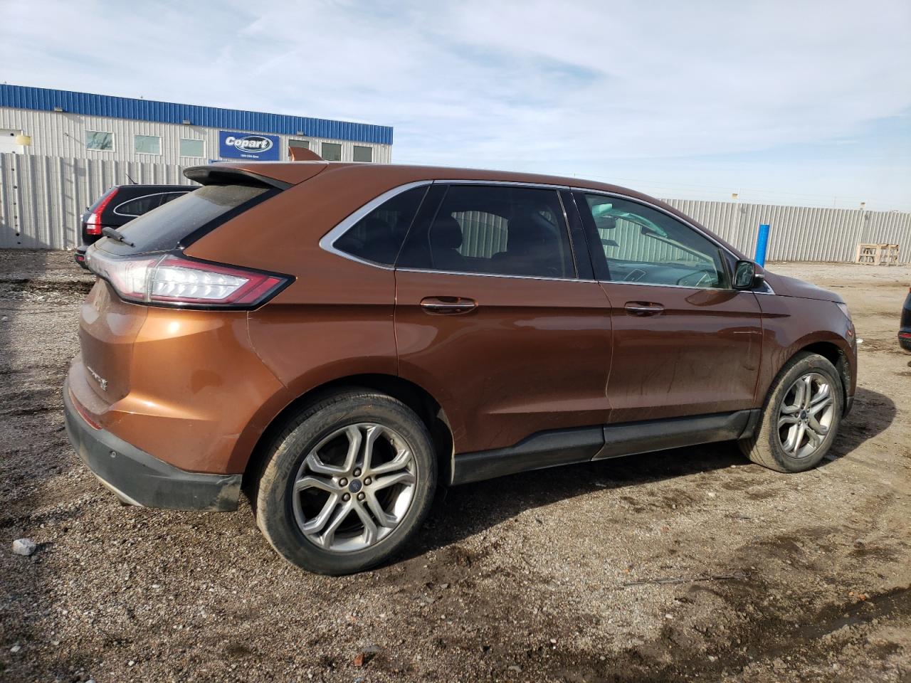 2017 Ford Edge VIN 2FMPK4K88HBB64735 Copart auction photo, all over / hail damage thumbnail 3