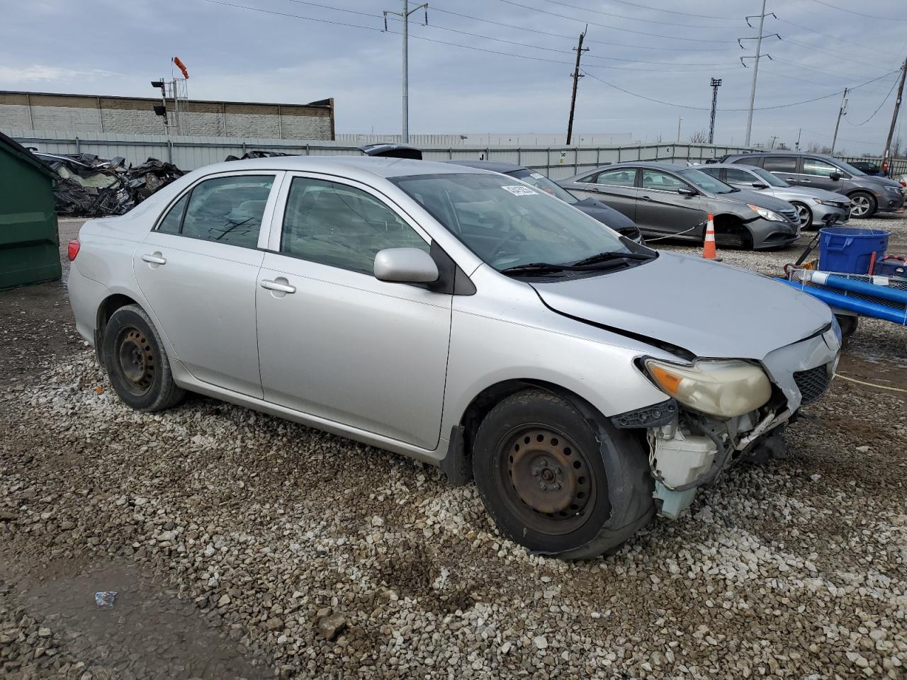 2009 Toyota Corolla VIN JTDBL40E099044348 Copart auction photo, front end / rear end damage thumbnail 4