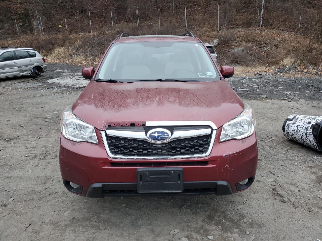 2015 Subaru Forester VIN JF2SJAHC7FH836040 Copart auction photo, all over / side damage thumbnail 5